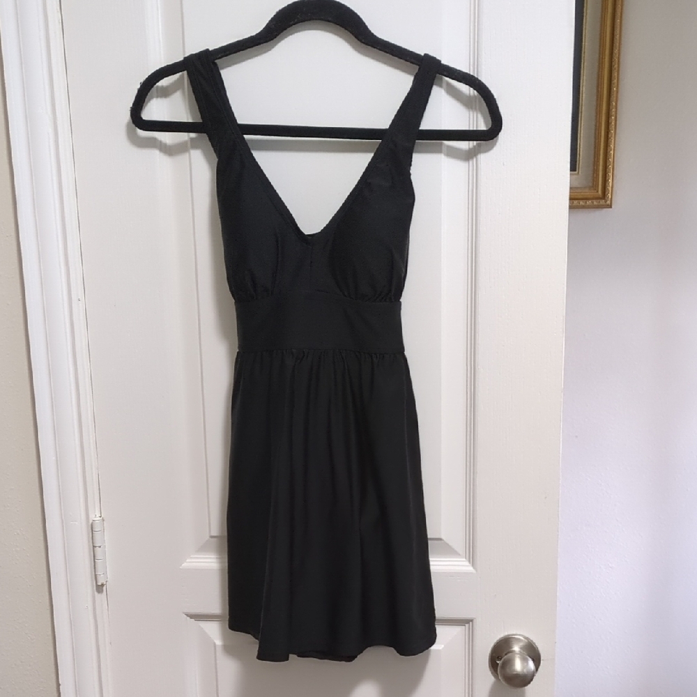 Copper Inused Black Swimdress